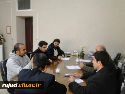 اولین جلسه اعضای شورای صنفی با مسئولین پردیس