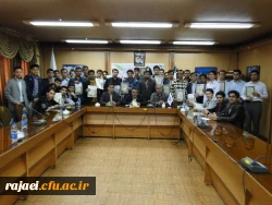 مراسم تجلیل از نفرات برتر مرحله استانی جشنواره های فرهنگی و هنری