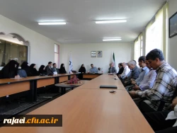 مراسم معارفه آقای مددلو به عنوان سرپرست موقت مرکز آموزش عالی شهید مطهری خوی