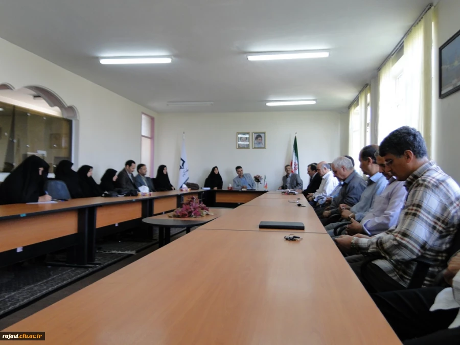 مراسم معارفه آقای مددلو به عنوان سرپرست موقت مرکز آموزش عالی شهید مطهری خوی