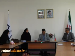 مراسم معارفه آقای مددلو به عنوان سرپرست موقت مرکز آموزش عالی شهید مطهری خوی