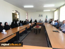 مراسم معارفه آقای مددلو به عنوان سرپرست موقت مرکز آموزش عالی شهید مطهری خوی