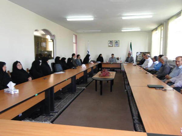 مراسم معارفه آقای مددلو به عنوان سرپرست موقت مرکز آموزش عالی شهید مطهری خوی