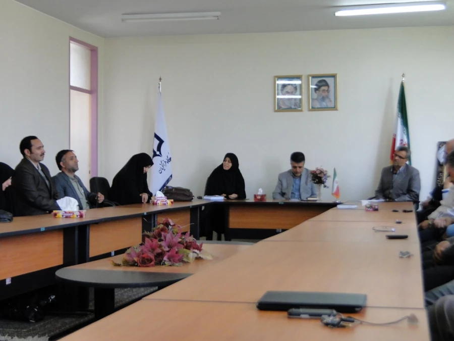 مراسم معارفه آقای مددلو به عنوان سرپرست موقت مرکز آموزش عالی شهید مطهری خوی