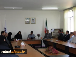 مراسم معارفه آقای مددلو به عنوان سرپرست موقت مرکز آموزش عالی شهید مطهری خوی