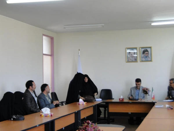 مراسم معارفه آقای مددلو به عنوان سرپرست موقت مرکز آموزش عالی شهید مطهری خوی