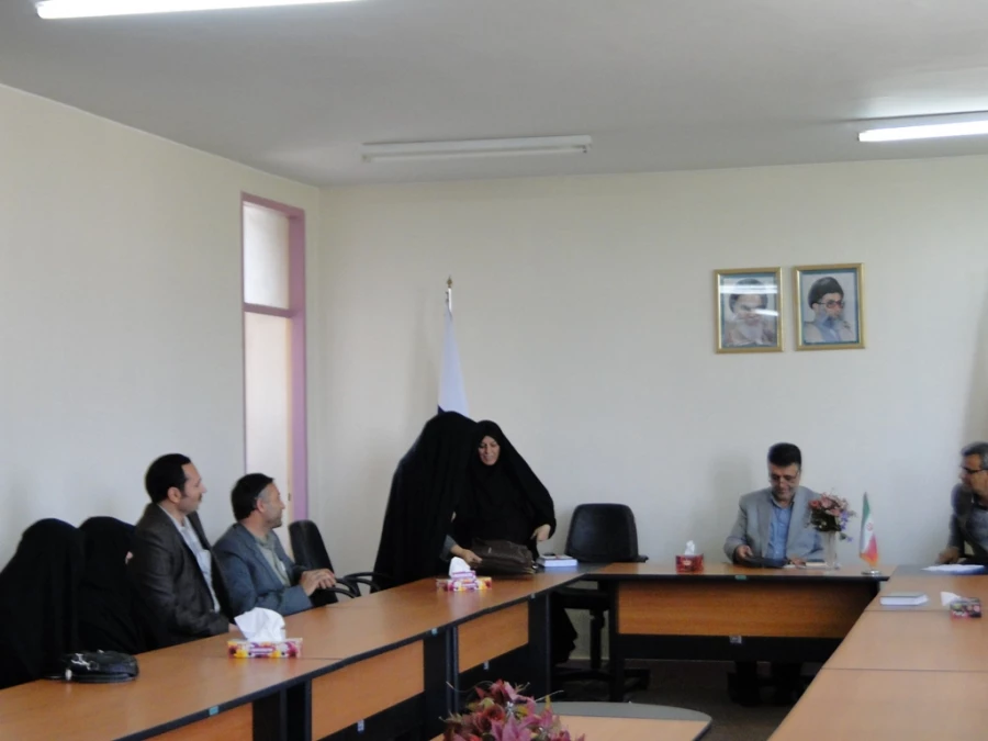 مراسم معارفه آقای مددلو به عنوان سرپرست موقت مرکز آموزش عالی شهید مطهری خوی