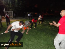 مسابقه طناب کشی بین تیمهای حاضر در دومین المپیاد ورزشی کارکنان، مدرسین و اعضای هیات علمی دانشگاه فرهنگیان