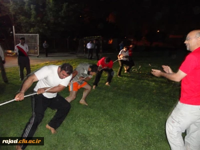 مسابقه طناب کشی بین تیمهای حاضر در دومین المپیاد ورزشی کارکنان،مدرسین و اعضای هیات علمی دانشگاه فرهنگیان