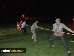 مسابقه طناب کشی بین تیمهای حاضر در دومین المپیاد ورزشی کارکنان، مدرسین و اعضای هیات علمی دانشگاه فرهنگیان