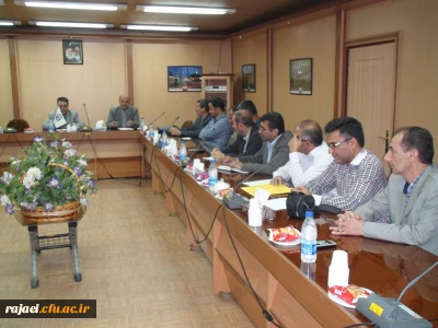 برگزاری اولین جلسه شورای آموزشی اعضای هیات علمی ، مدرسین و اساتید مدعو