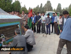 مراسم غبار روبی مزار شهدا به مناسبت بزرگداشت هفته دفاع مقدس 2