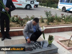 مراسم غبار روبی مزار شهدا به مناسبت بزرگداشت هفته دفاع مقدس 3