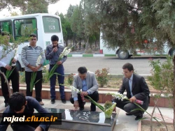 مراسم غبار روبی مزار شهدا به مناسبت بزرگداشت هفته دفاع مقدس 4