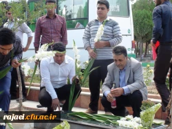 مراسم غبار روبی مزار شهدا به مناسبت بزرگداشت هفته دفاع مقدس 6