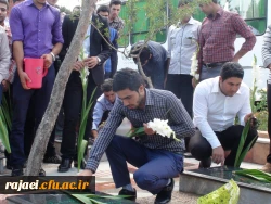 مراسم غبار روبی مزار شهدا به مناسبت بزرگداشت هفته دفاع مقدس 7