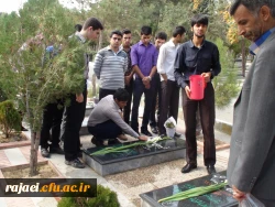 مراسم غبار روبی مزار شهدا به مناسبت بزرگداشت هفته دفاع مقدس 9