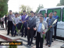 مراسم غبار روبی مزار شهدا به مناسبت بزرگداشت هفته دفاع مقدس 16