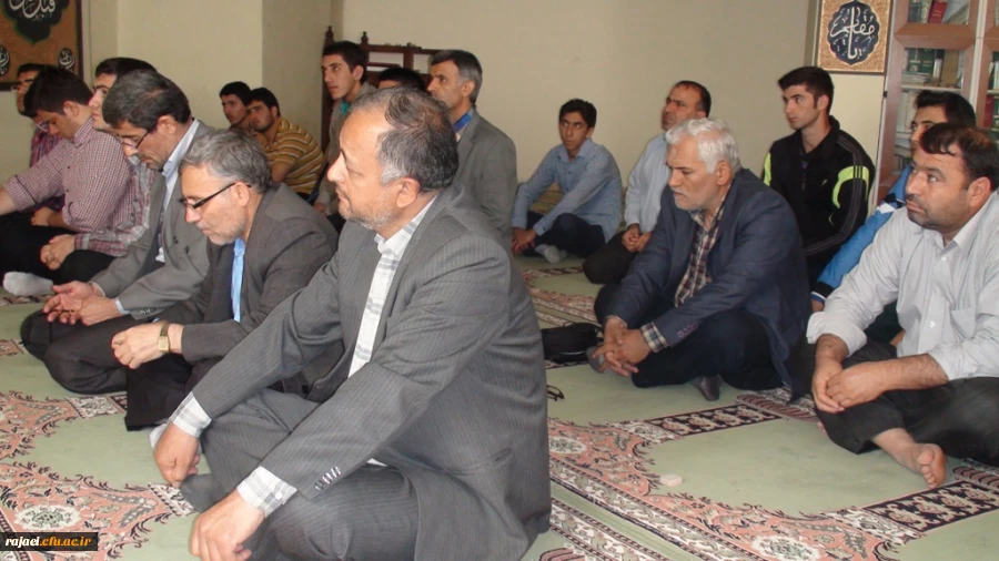 برگزاری مراسم گرامیداشت روز عرفه درپردیس شهیدرجایی ارومیه 2