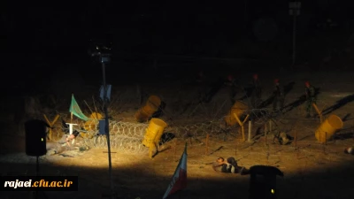 بازدید دانشجویان پردیس از رزمایش علمداران ولایت