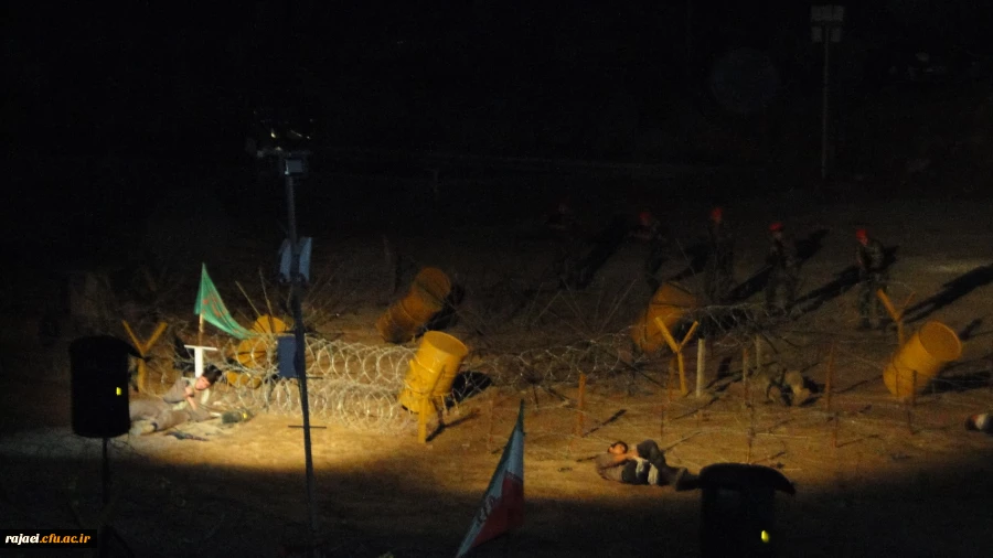 بازدید دانشجویان پردیس از رزمایش علمداران ولایت 2