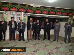 برگزاری مراسم پرفیض قرائت زیارت عاشورا با حضور همکاران اداری و اساتید پردیس 5