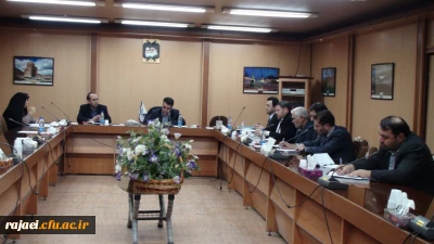 جلسه مشترک پردیسهای دانشگاه فرهنگیان استان با اداره کل آموزش و پرورش در خصوص برگزاری همایش نقد کتب درسی