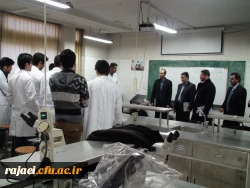 بازدید روسای پردیسهای دانشگاه فرهنگیان، معاون برنامه ریزی و توسعه مدیریت و مسئولان پژوهشکده تعلیم و تربیت اداره کل آموزش و پرورش استان از آزمایشگاههای پردیس شهید رجایی