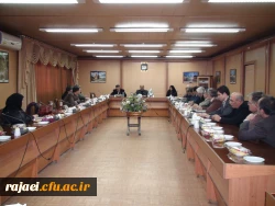 جلسه معاونت محترم آموزشی و تحصیلات تکمیلی جناب آقای دکتر موسی پور با اساتید پردیس شهید رجایی ارومیه