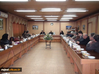 جلسه معاونت محترم آموزشی و تحصیلات تکمیلی جناب آقای دکتر موسی پور با اساتید پردیس شهید رجایی ارومیه