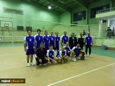 برگزاری مسابقه دوستانه والیبال بین تیم های کارکنان پردیس شهید رجایی و پردیس علامه طباطبایی