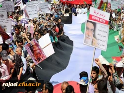 شرکت کارکنان و اساتید و دانشجویان پردیس شهید رجایی هم پای تمامی مردم آزاده جهان در راهپیمایی روز جهانی قدس  5