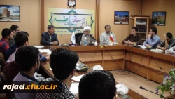 حضور حجه الاسلام و المسلمین حاج آقای سلامتی در جمع دانشجویان در دوره حیات طیبه