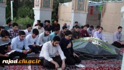 تجدید میثاق دانشجویان شرکت کننده در دوره حیات طیبه با آرمانهای شهدای دفاع مقدس