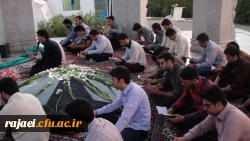 تجدید میثاق دانشجویان شرکت کننده در دوره حیات طیبه با آرمانهای شهدای دفاع مقدس 3