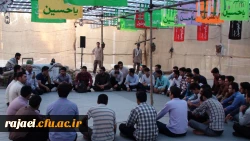 تجدید میثاق دانشجویان شرکت کننده در دوره حیات طیبه با آرمانهای شهدای دفاع مقدس