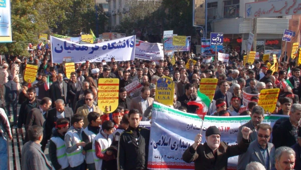 شرکت گسترده دانشجویان، کارکنان و مدرسان پردیس شهید رجایی 

در راهپیمایی روز مبارزه با استکبار جهانی یوم الله 13 آبان 6