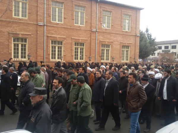 تشییع پیکر پاک و مطهر دو تن از شهیدان مدافع حرم استان آذربایجان غربی 3