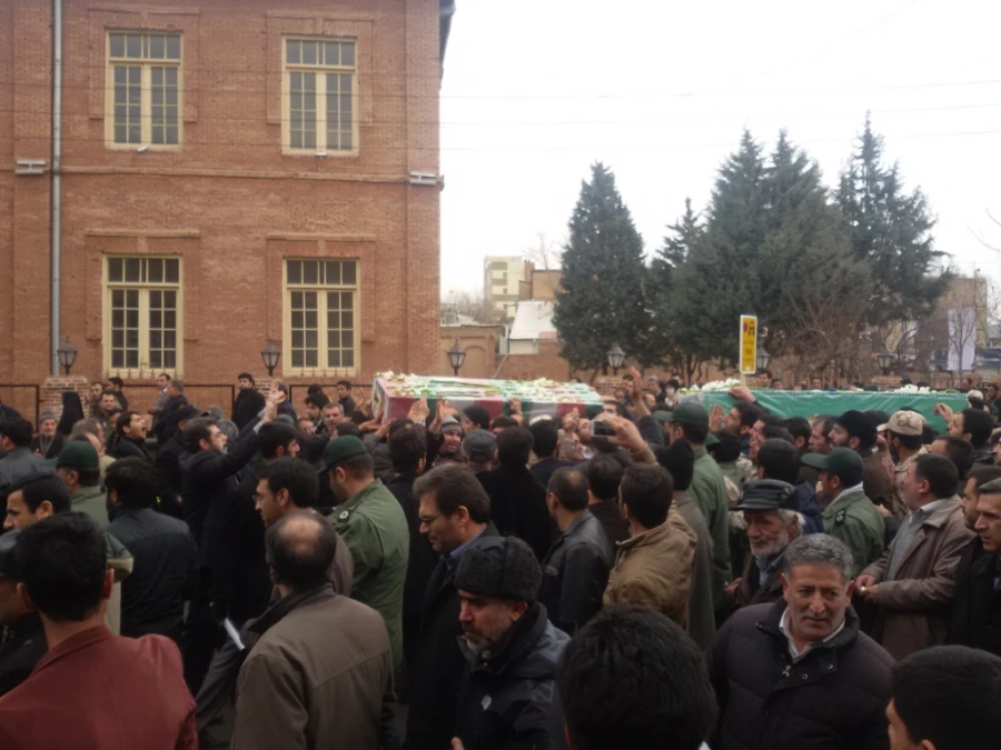 تشییع پیکر پاک و مطهر دو تن از شهیدان مدافع حرم استان آذربایجان غربی 6