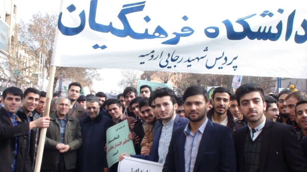 حضور پرشور و گسترده دانشجویان پردیس در راهپیمایی یوم ا... 22 بهمن 2