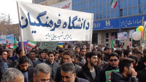 حضور پرشور و گسترده دانشجویان پردیس در راهپیمایی یوم ا... 22 بهمن