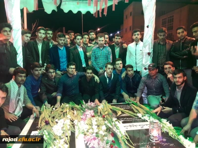 حضور پرشور دانشجویان پردیس در یادواره شهدای گمنام