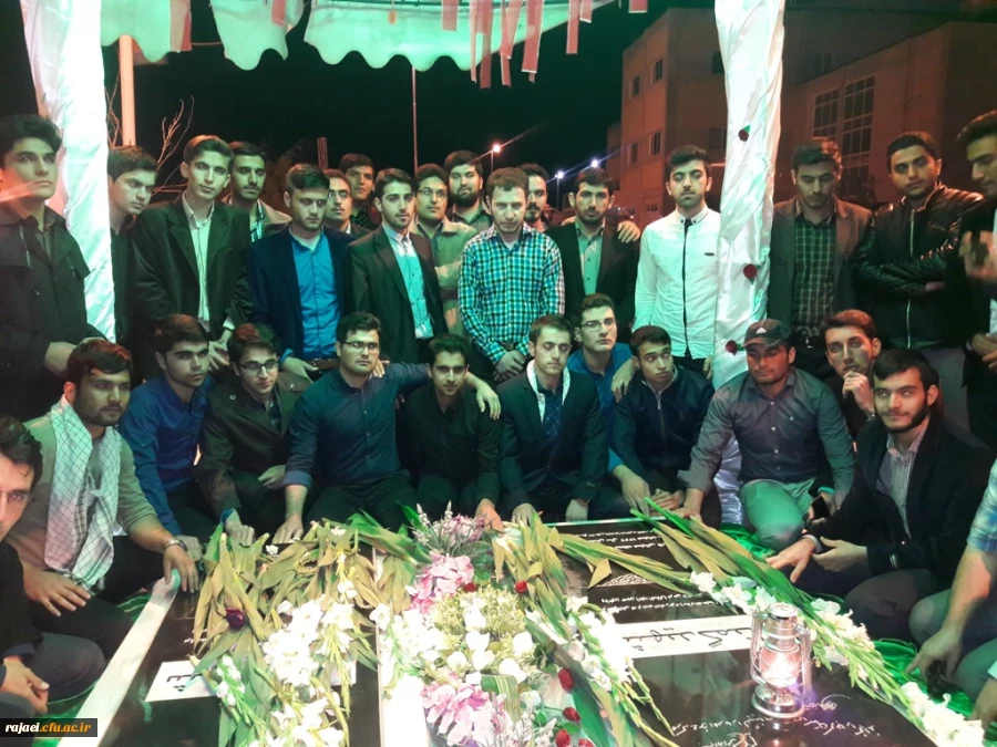 حضور پرشور دانشجویان پردیس در یادواره شهدای گمنام