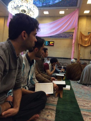 حضور دانشجویان پردیس در مراسم معنوی اعتکاف مسجد جنرال 3