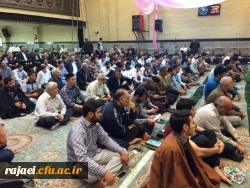 حضور دانشجویان پردیس در مراسم معنوی اعتکاف مسجد جنرال