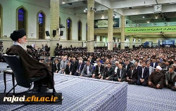 دیدار 60 نفر از دانشجو معلمان استان با مقام عظمای ولایت بمناسبت هفته معلم