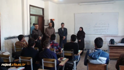 حضور  مسئولان پردیس در کلاسهای درس به مناسبت هفته گرامیداشت مقام معلم