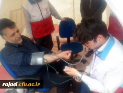 برپایی ایستگاه سلامت بمناسبت هفته معلم