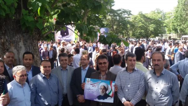 استقبال دانشجویان، اساتید و کارکنان پردیس شهید رجایی از کاروان تدبیر و امید