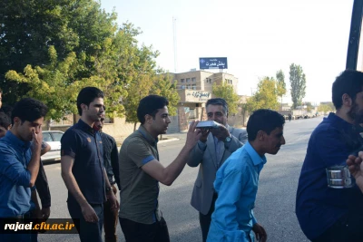 اعزام 60 نفر از دانشجویان ورودی 91 پردیس به اردوی مشهد مقدس (پیمان با امام رئوف)